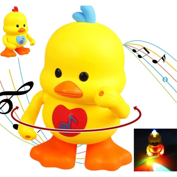 Dansende og syngende musikand med LED-lys, tidlig pedagogisk leketøygave til barn