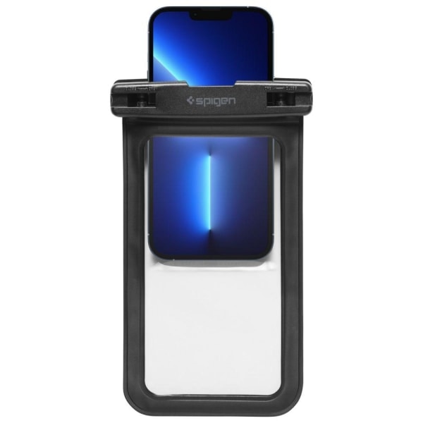 REMAKE Spigen 2-PACK Universal Vattentät Väska / Mobilväska Svart
