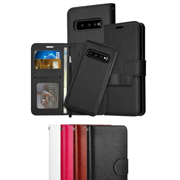 Samsung S10e - Kotelo / Magneettikuori 2 in 1 - Valitse väri! Musta Musta