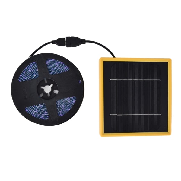 Solpanel Växtlampa Fullspektrum 5W LED Växtljusremsa för Växthusodling 5V 16.4ft