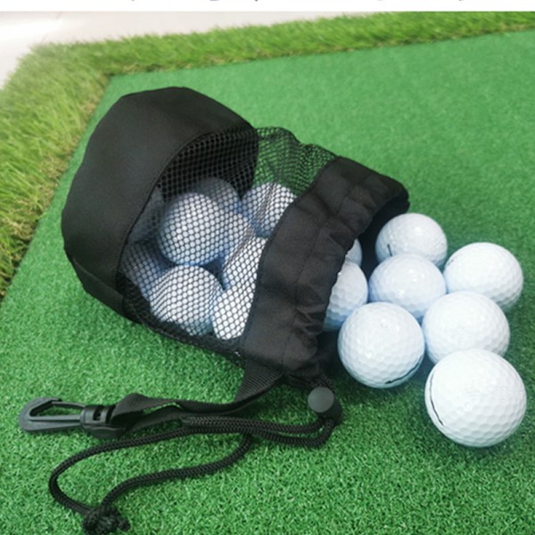 Golfbollsväska med dragsko