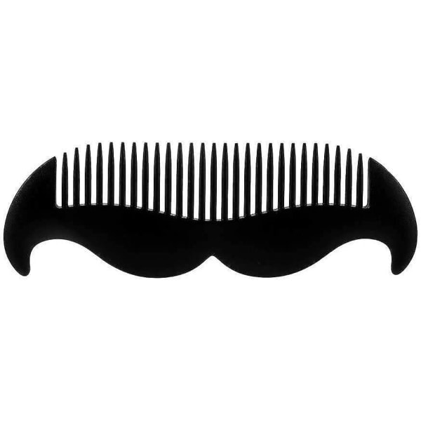 Antistatisk Skäggkam, Hårsalongsfickkam, Skäggstyling för Män, (Svart), 13cm 1st