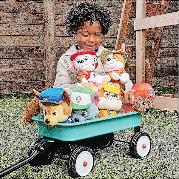 REMAKE Paw Patrol Skye, 15 cm - Högkvalitativ Plyschleksakshund, Barnkalas, Juli, Juli-lapparna [DB]
