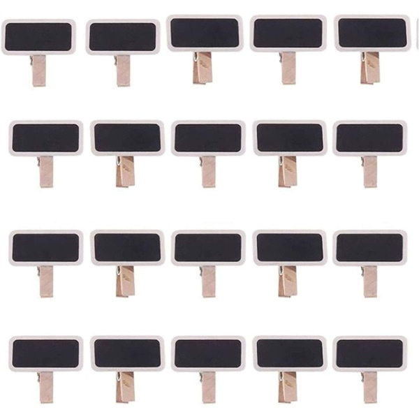 50 mini tavle, oppslagstavle, overflate nummer/bilde/etikett/bryllupsdekorasjon