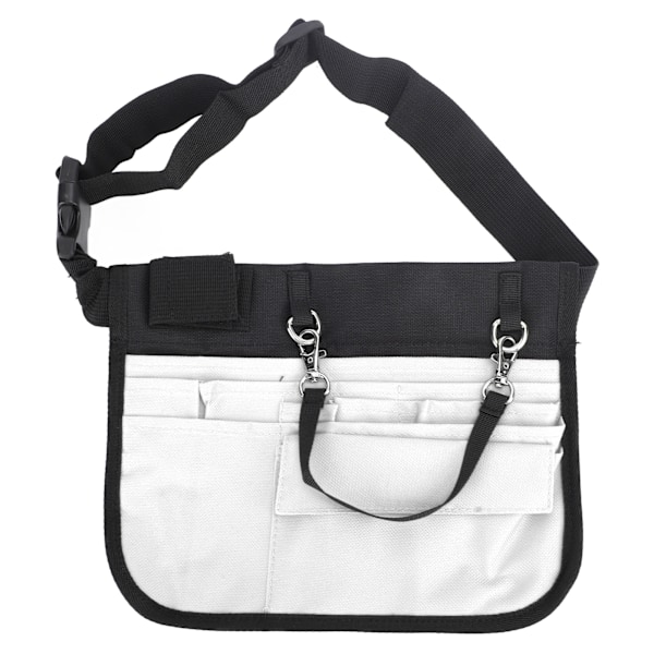 Nurse Fanny Pack Medical Supplies Storage Bag Multi Compartment Nurse Medical Waist Pouch White