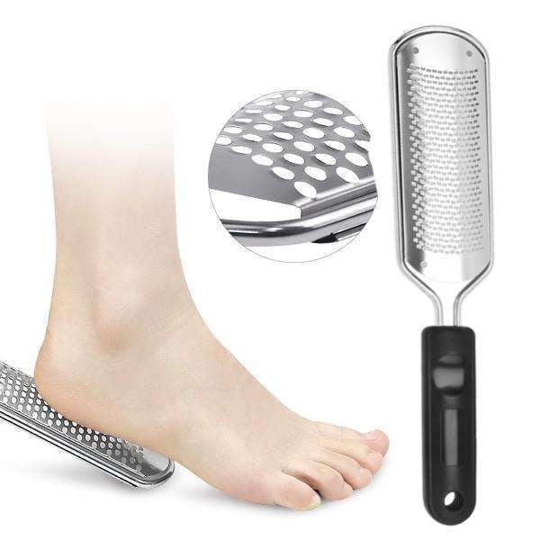 Smooth Feet With Style - Black Stainless Steel Foot File Black