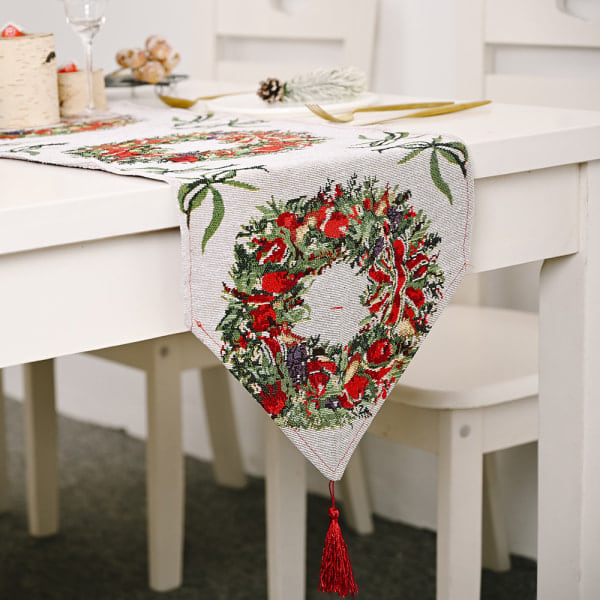 Joulupöydän juoksu, jouluaatolle perheelle