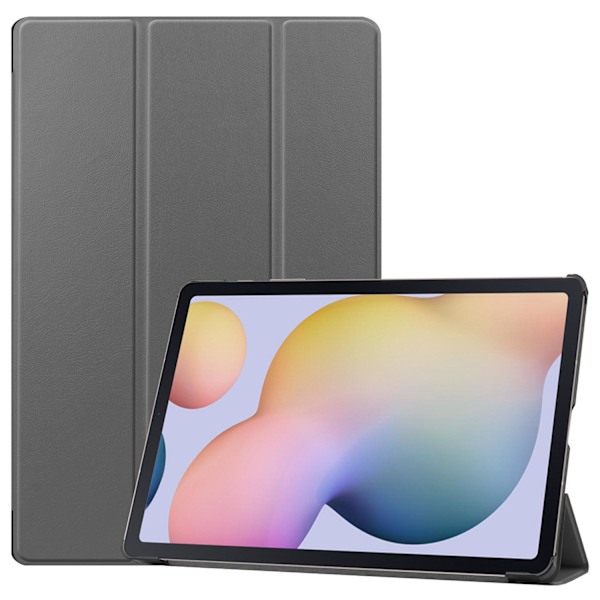 INF Samsung Galaxy Tab S7 Plus/FE/Lite Tri-fold fodral PU läder/PC grå