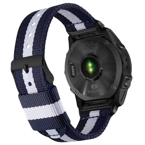 22MM Nylon klokkearmbånd for Garmin Fenix 8/7X Pro - Hurtigutløsning 26mm