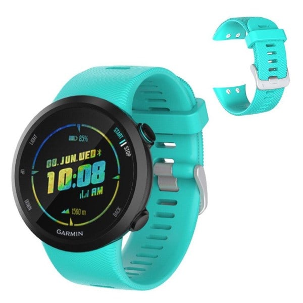 Garmin Forerunner 45 silikone urrem - Cyan Grøn