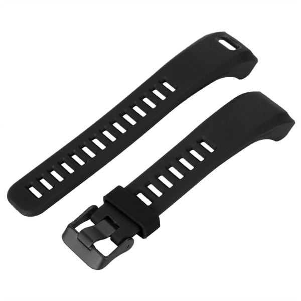 Ersättningsarmband i silikon för Garmin Vivosmart HR (Svart)