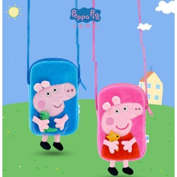 Greta Gris Peppa Gris børnehave taske skuldertaske 2 modeller Pink George Rosa