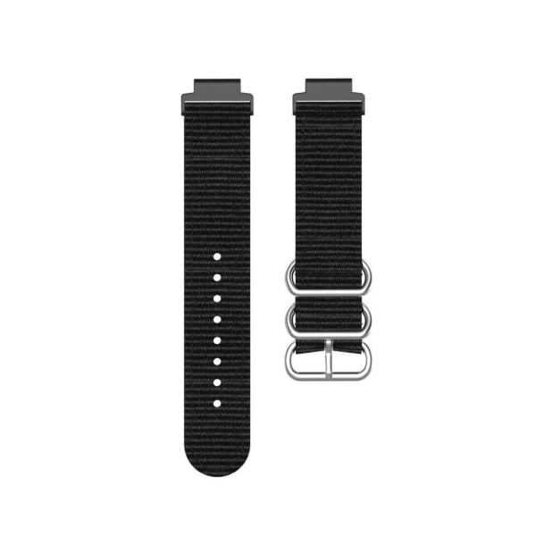 Garmin Forerunner 220 / 230 / 235 / 630 / 620 / 735 Nylon Urrem - Sort Sort