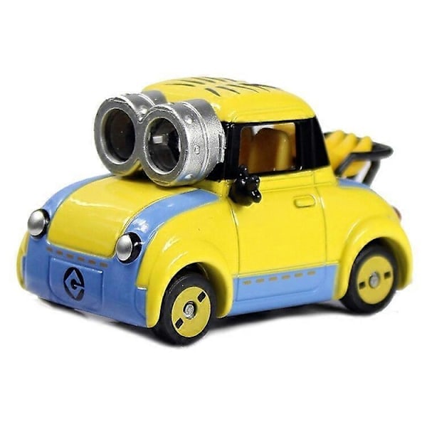 Skalmodellbil Minion Kevin Bob Dave Carl Jerry Tim Phil Juldekoration Rum Leksaker för Pojkar Flickor Leksaksbil (FMY) 2