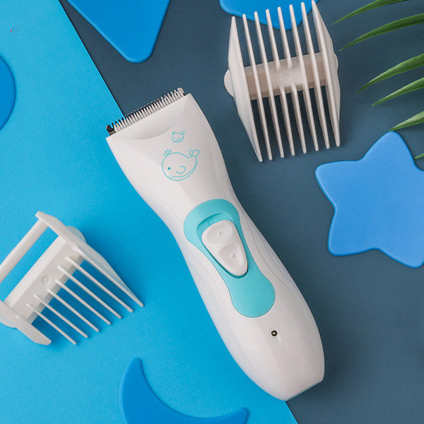 REMAKE Baby Hårtrimmer, Stille og Professionel Hårtrimmer til Børn, Vandafvisende Ledningsfri Hårtrimmer Sæt