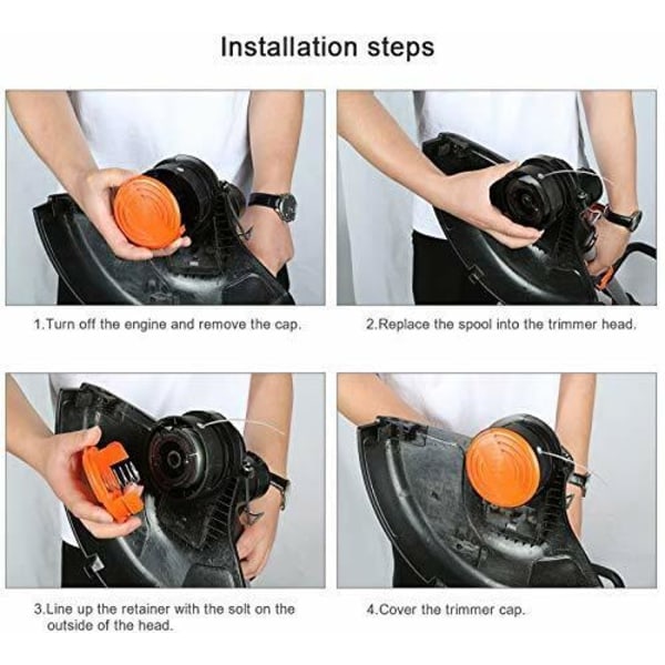 Trimmerspoler Black & Decker GL4525, GL5028, GLC1423L, GLC1825L gressklipper