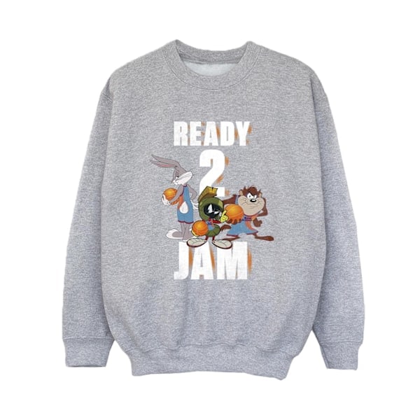 Space Jam: A New Legacy Boys Ready 2 Jam Sweatshirt 5-6 Years S Sports Gray 5-6 Years