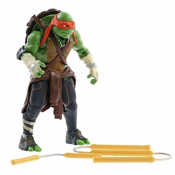 4 stk/sett Anime Teenage Mutant Ninja Turtles Actionfigurer Skrivebord Hjemmedekor Fans Gave