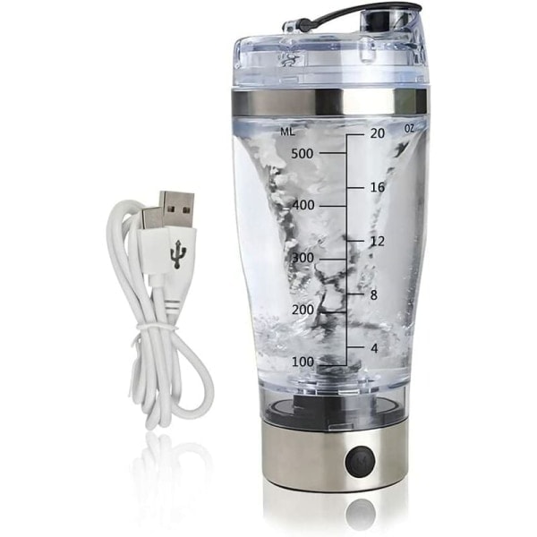 Mixerflaska Hög Effekt Protein Shaker 600ML Återfyllningsbar mixerflaska 600ML Bärbar Shaker Frukt smoothies