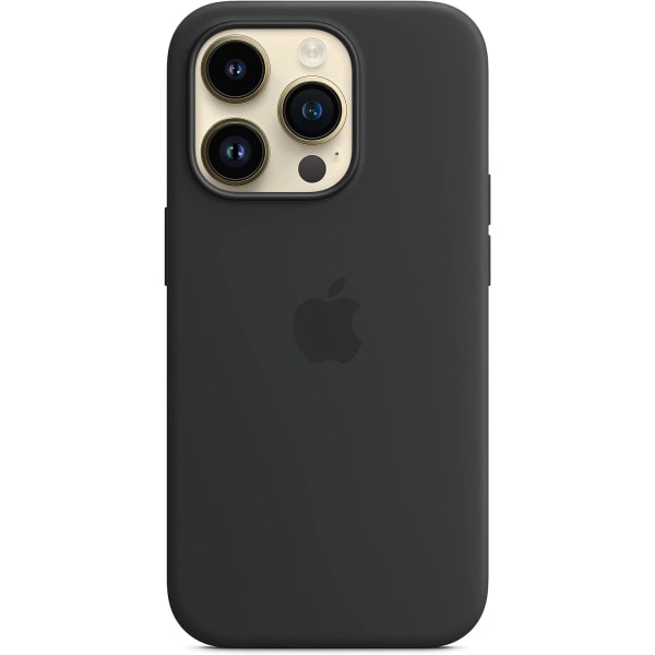 REMAKE Apple - Midnatt Silikondeksel med MagSafe for iPhone 14 Pro