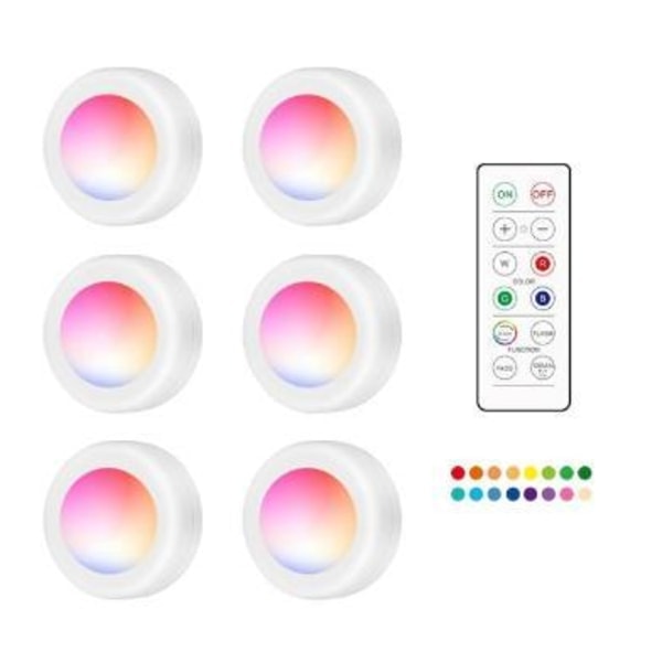6 kpl LED-spotit valonohjauksella - Testin paras
