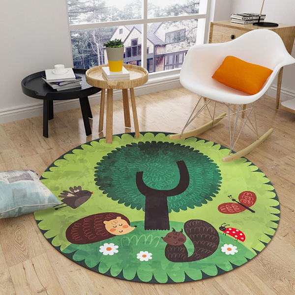 Suihkumatto liukastumaton Imuva kylpyhuoneen matto Matto Piirretty pyöreä Kuvio 3 60*60 Figure 3