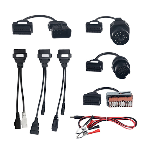 8x OBD1 til OBD2 Kabel til Autocom CDP Pro Diagnostisk Interface