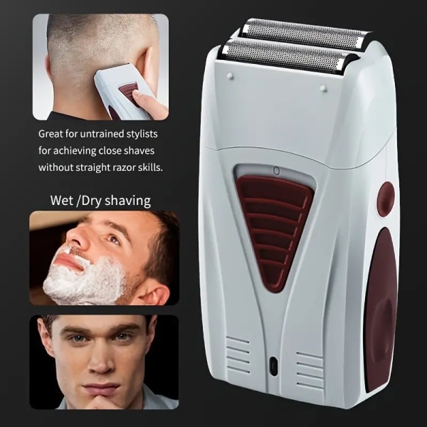 Skraber med folie, venlig barbermaskine og hårtrimmer