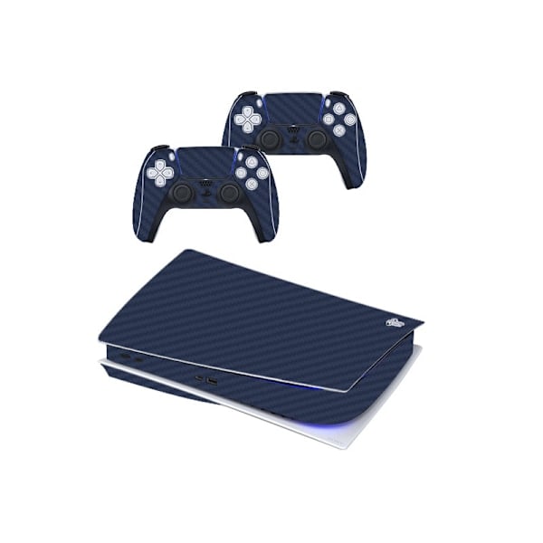 PS5-konsolin ja ohjaimen nahka, sininen