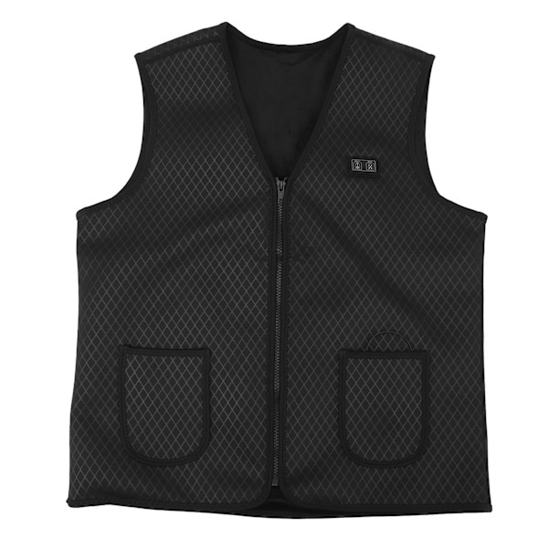 Heated Vest with USB Port Black Dual Control 7 Zone Heating Smart Heating Vest for Outdoor Motorcycle Camping XL