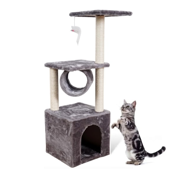 Kattträd / Klösstolpe / Klösbräda för Katter - 90 cm