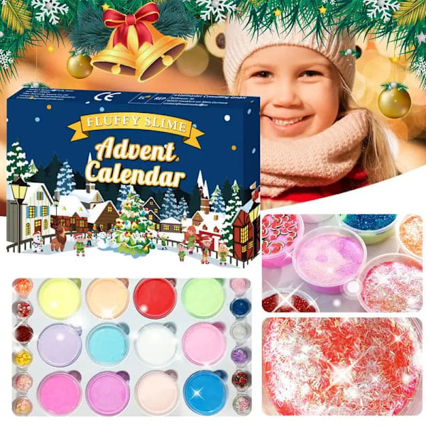 24 st Adventkalender 2023 Julkalender Leksaker Julgåva Box för Barn Pojkar Flickor Vuxna Födelsedagspresent 24 st