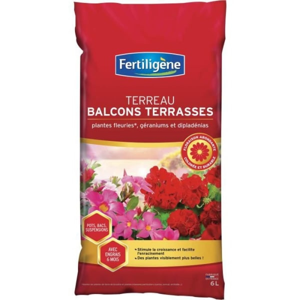 FERTILIGENE - Jord för balkonger och terrasser 6L