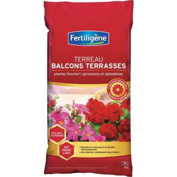 FERTILIGENE - Multa parvekkeille ja terasseille 6L