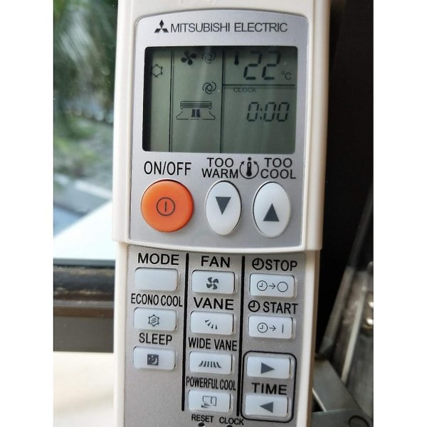 REMAKE Mitsubishi Aircon Fjernbetjening Mt - Perfekt