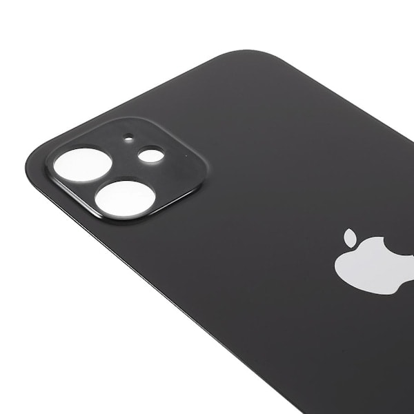 REMAKE Batteri Bakplatta för iPhone 12 (Kamera Hålrings Standardversion) (FMY) Svart iPhone 12 6.1 tum