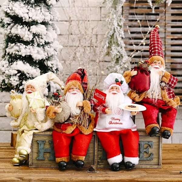 Julenissens Julepynt til Hjemmet 2024 Julepynt Julegaver til Børn Natal Navidad Noel Nytår 2025 style1