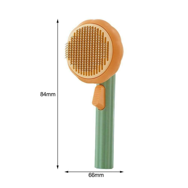 Lemmikkieläinten harjan puhdistus Slicker Brush -karvanlähtö Koiran ja kissan hoito Kampa Kurpitsan värinen
