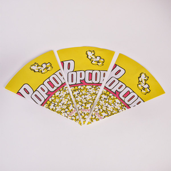 REMAKE 100 kpl Popcorn-paperipusseja kartiomaisilla kärjillä, karkkipusseja popcornille ja karkille