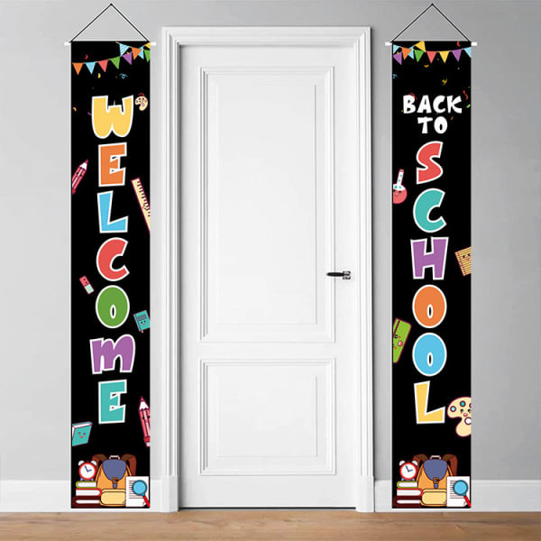 REMAKE \"Välkommen Tillbaka Banner - Hemfest Banner - Välkommen Fest Skylt, Klassrum Skola Foto Bakgrund Dekoration