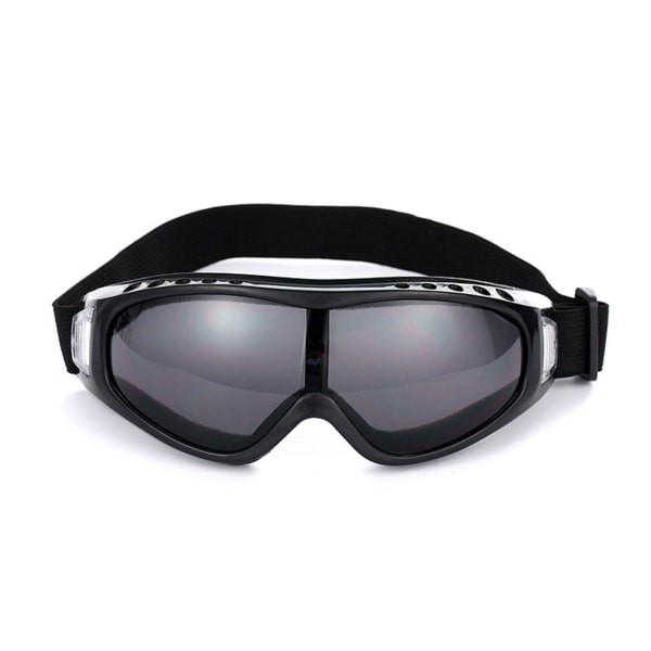 Sorte Skibriller Goggles MC MX Moped Briller UV Beskyttelse sort