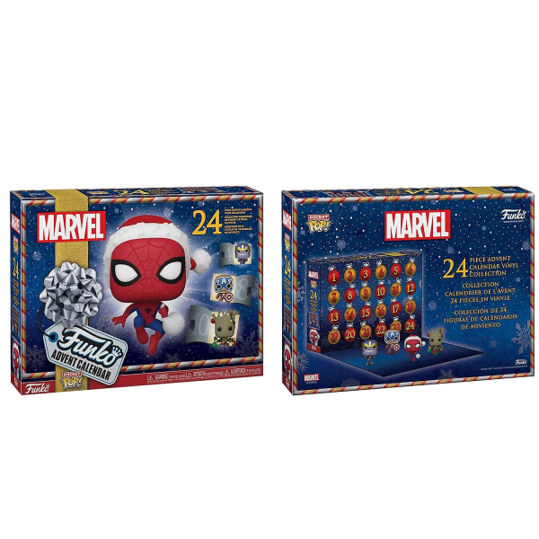 REMAKE Pocket Pop Julekalender Marvel Holiday 2023 - 24 minifigurer