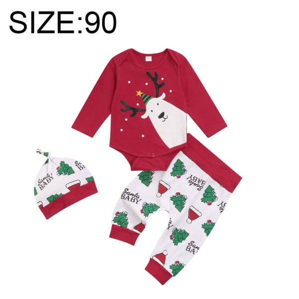 2022 Ny Stil Mode Julepige Langærmet Baby Pantsuit