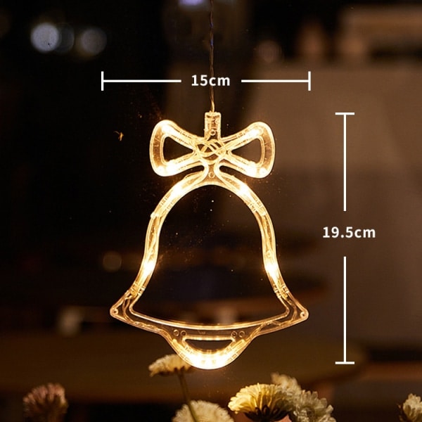 7 Uutta LED-Joulukoristevaloa Joulupukki Lumimies Ikkuna