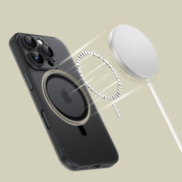 Tech-Protect iPhone 16 Pro Max Deksel MagSafe MagSlim Matt Svart