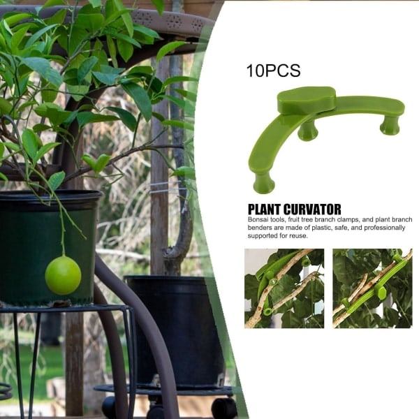 10 stk. Dressing Clips - Plant Bender Drivhus Clips - Bran,ZQKLA