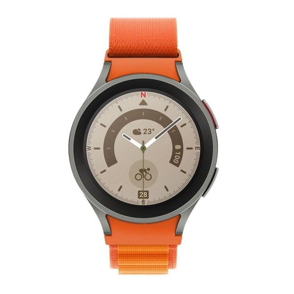 REMAKE Tech-Protect Galaxy Watch 4/5/5 Pro/6/7/FE Armbånd Nylon Pro Oransje