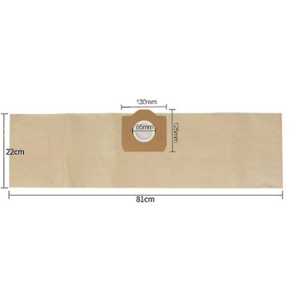 REMAKE 5 støvsugerposer og 1 filter til Karcher WD3 Premium støvsuger (FMY)