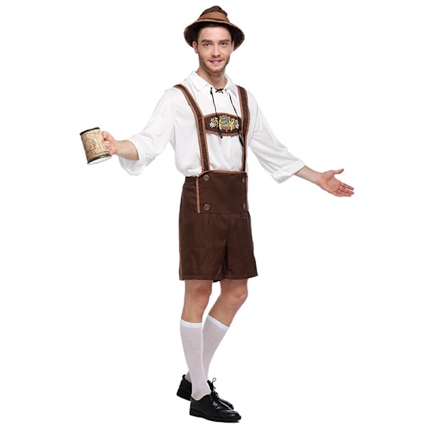 Herrarnas Oktoberfestdräkt - Vuxenstorlek 1 Del XXL