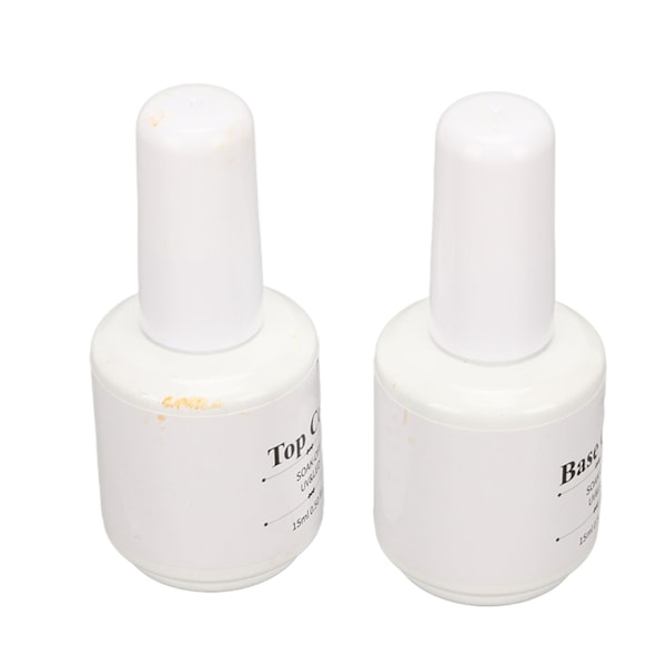 Nagelbas och Topplack Set Super Ljus Långvarig Säker UV Gel Polish Nagelkonst Set för Nagelsalong